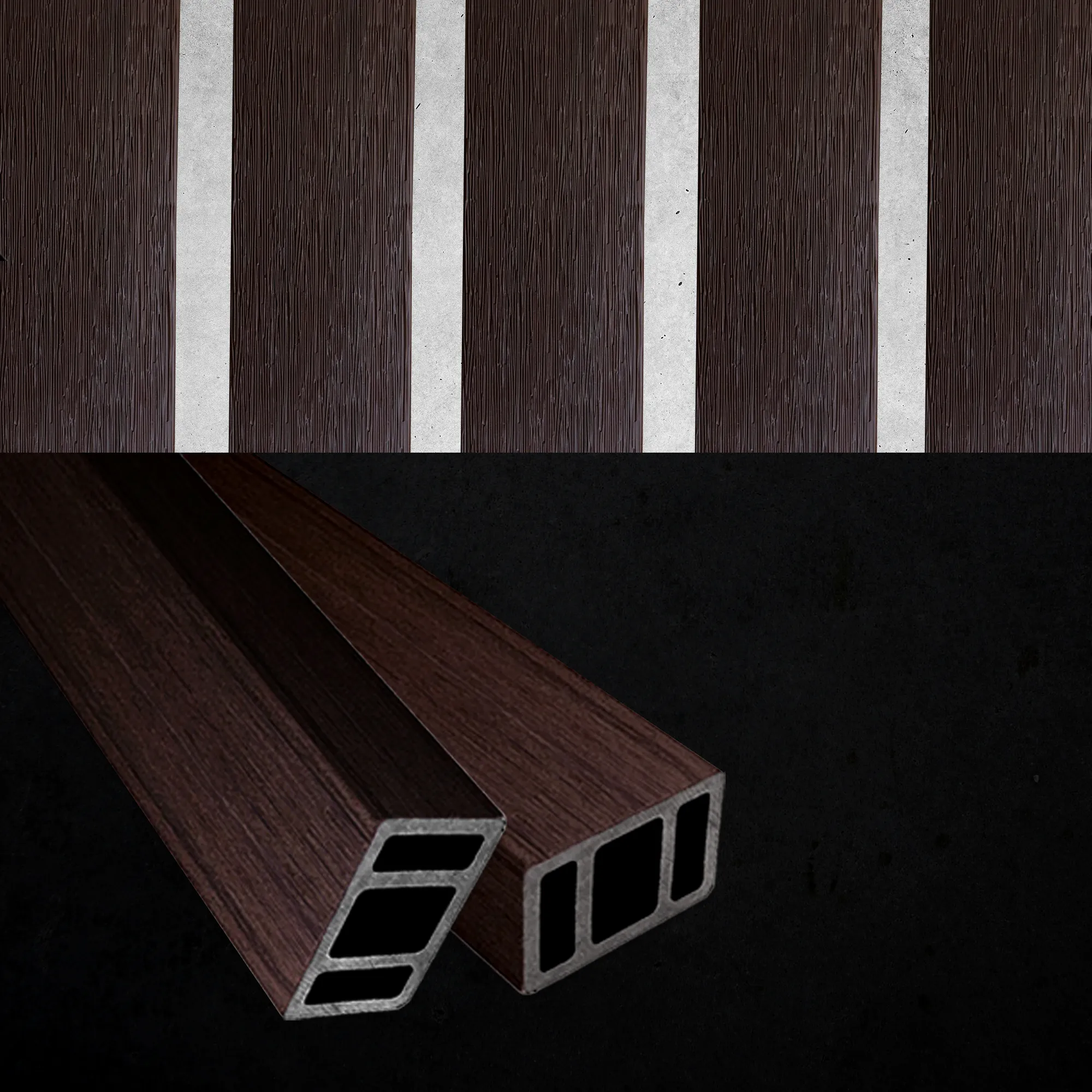 RAILING RED WOOD